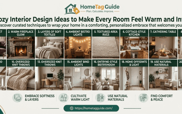 20 Cozy Interior Design Ideas to Make Every Room Feel Warm and Inviting