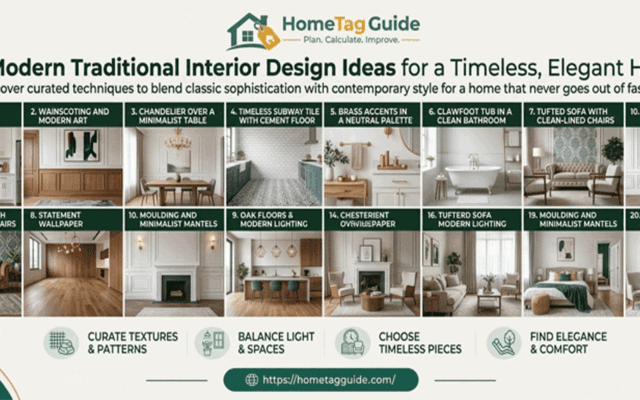 20 Modern Traditional Interior Design Ideas for a Timeless