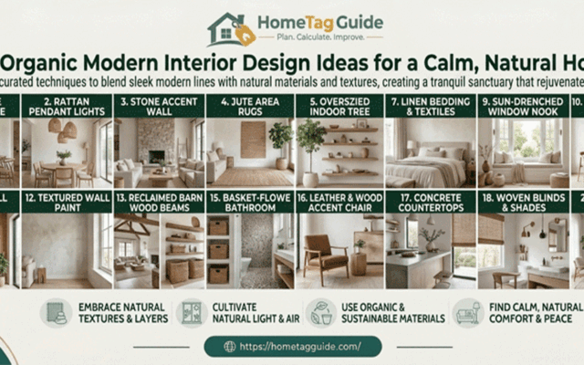 20 Organic Modern Interior Design Ideas for a Calm