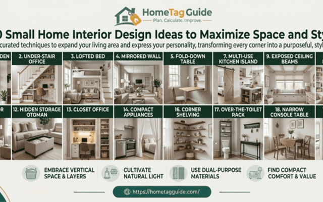 20 Small Home Interior Design Ideas to Maximize Space and Style