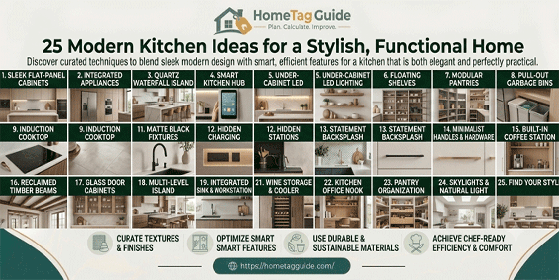 25 Modern Kitchen Ideas for a Stylish
