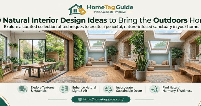 20 Natural Interior Design Ideas to Bring the Outdoors Home