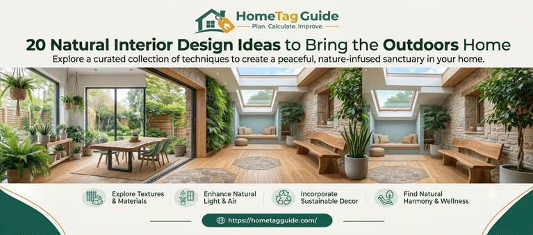 20 Natural Interior Design Ideas to Bring the Outdoors Home