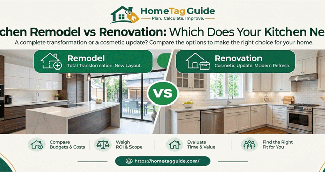 Kitchen Remodel vs Renovation: Which Does Your Kitchen Need?