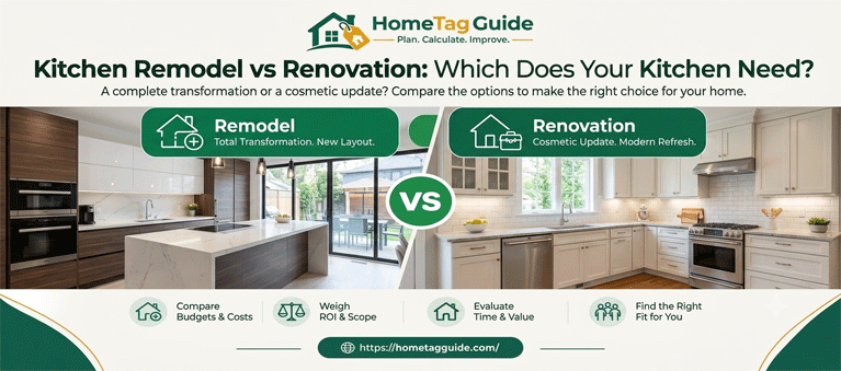 Kitchen Remodel vs Renovation: Which Does Your Kitchen Need?